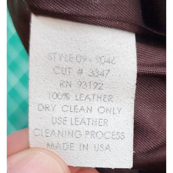 Vintage Iris Singer Collection Women's Brown 100% Leather Pants Size 2 - Picture 3 of 11